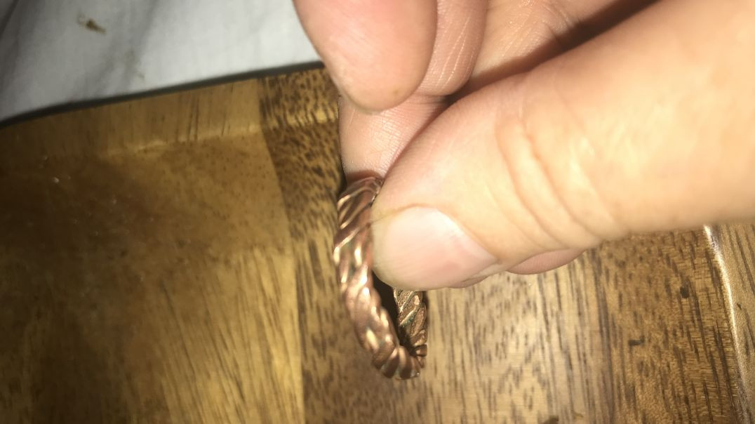 Copper Anniversary ring - Micha  ❤️ made it