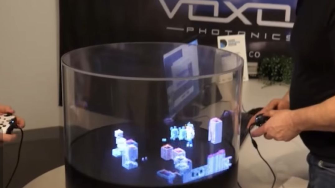 3D volumetric display by Voxon Photonics