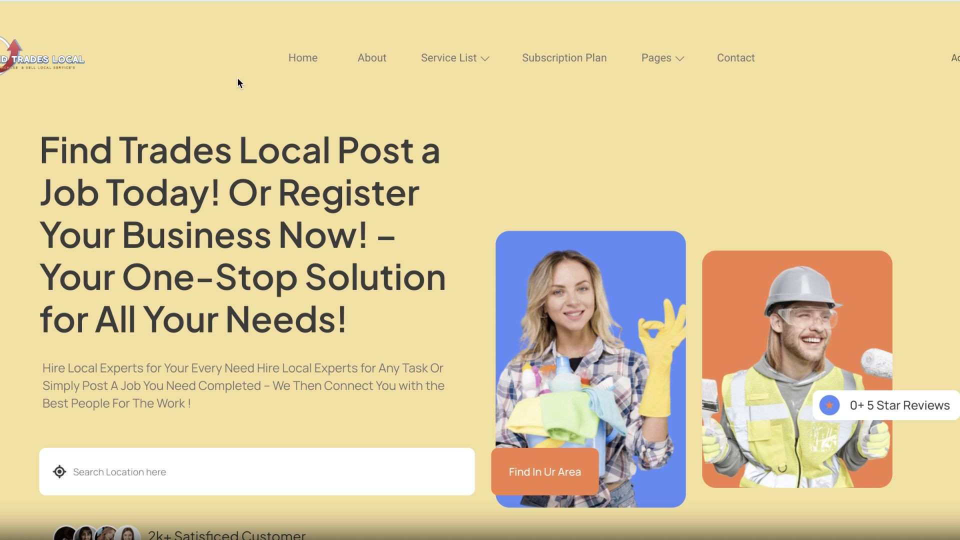 Find Trades Local Tutorial  By Admin